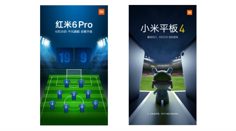 Redmi 6 Pro, Xiaomi Redmi 6 Pro, Xiaomi Redmi 6 Pro price, Xiaomi Redmi 6 Pro launch, Xiaomi Redmi 6 Pro launch date, Mi Pad 4, Mi Pad 4 launch, Mi Pad 4 price 