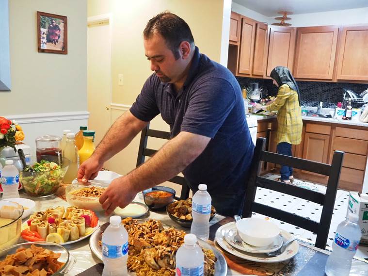 syrian refugee, ramazan, ramadan, refugee chef, syrian refugees in america, united states, chefs in ramadan, world news, indian express