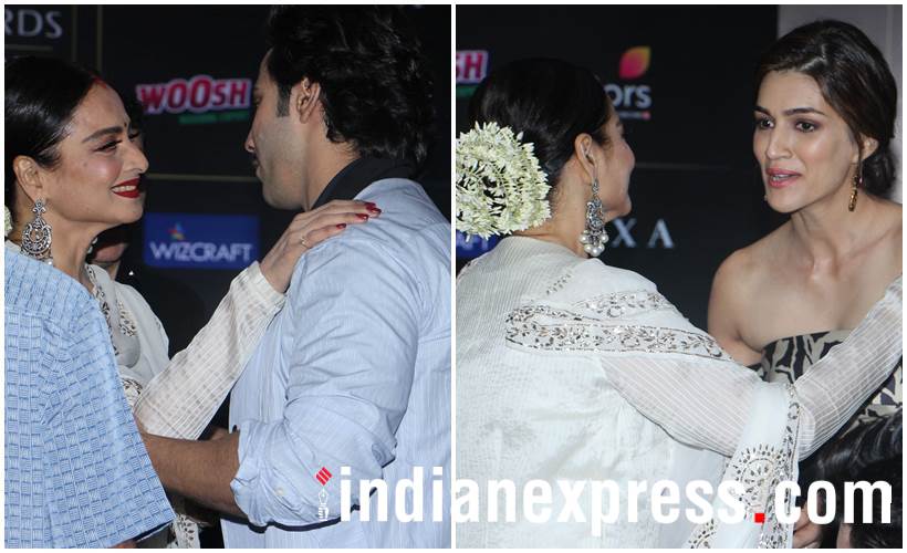 rekha, varun dhawan, kriti sanon