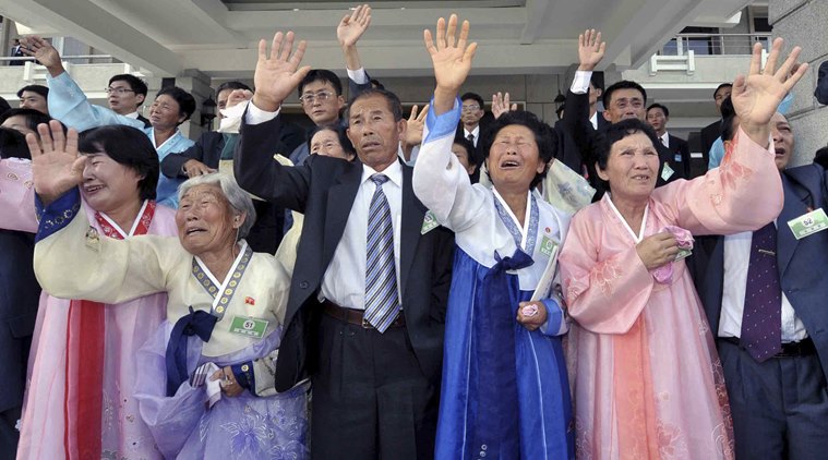 In Photos: Reunions between Korean families divided by war