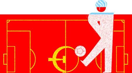 Football has yet again entered the highly political world of Russia where sports has been traditionally used as a political vehicle and an emotional tool to hark back to an idealised past.