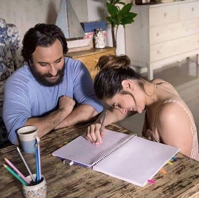 Saif kareena london