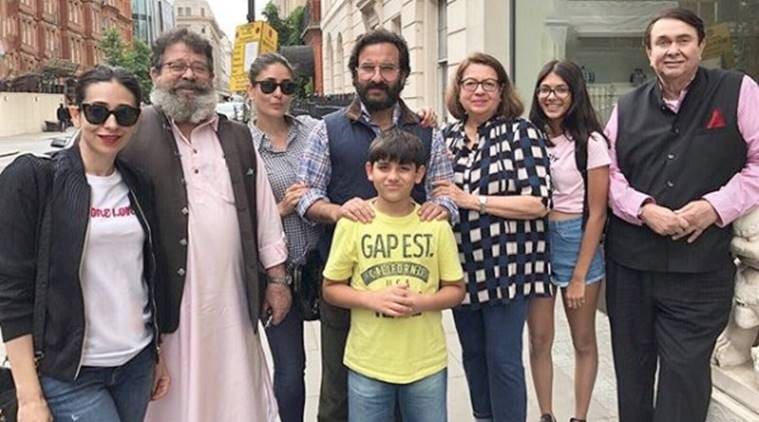 saif kareena karisma in london
