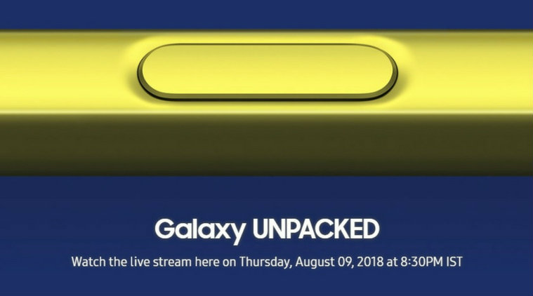 Samsung Galaxy Note 9 event set for August 9, company ... - 759 x 422 jpeg 35kB