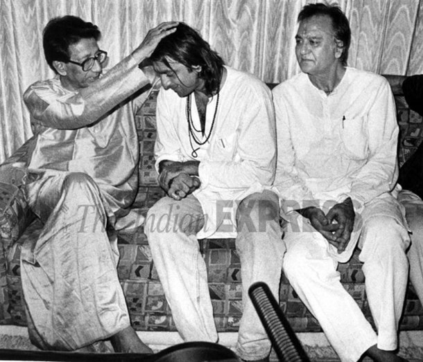 sanjay dutt with bala saheb thackrey