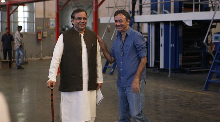 sanju sets paresh rawal rajkumar hirani