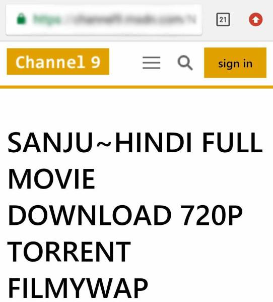 sanju film download