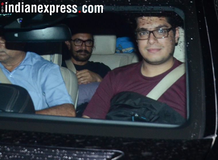 aamir khan attend sanju screening