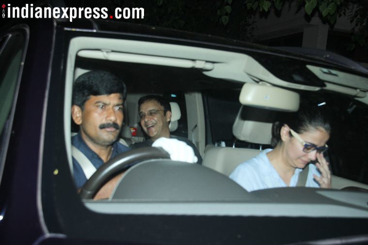 vidhu vinod chopra at sanju screening