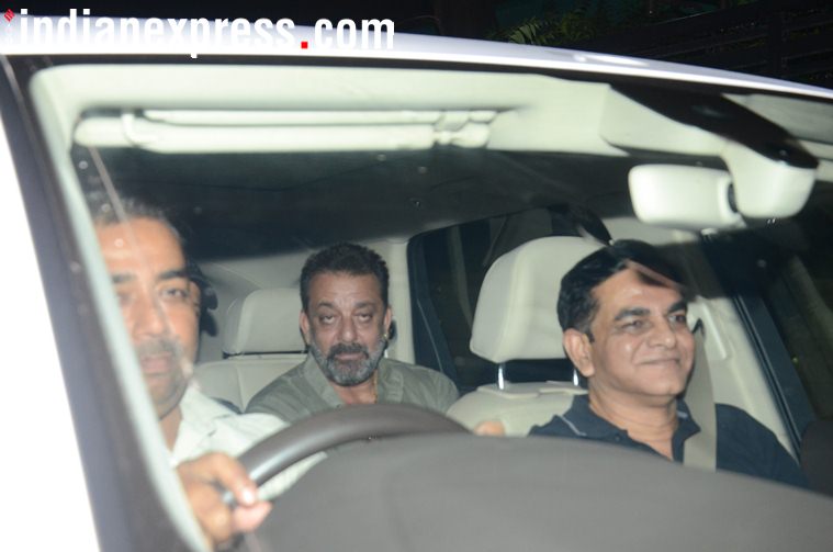 sanjay dutt at sanju screening