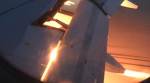 WATCH: Saudi team lands safely after airplane catches fire