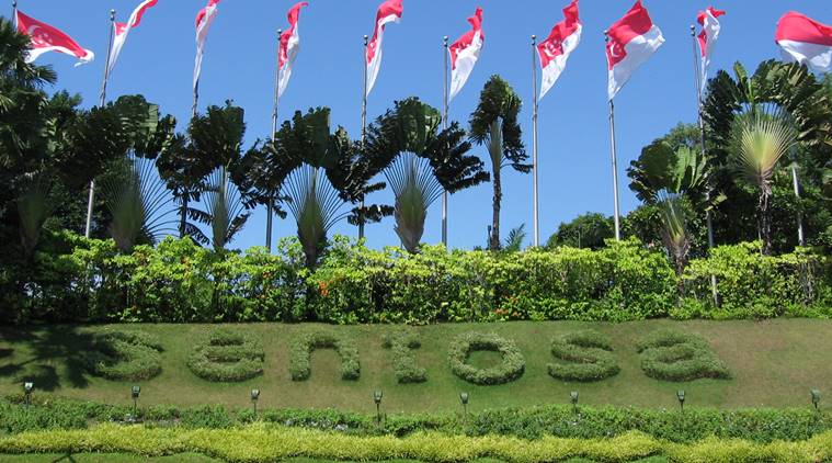 Sentosa, Sentosa island, Sentosa Donald Trump Kim Jong-un meet, Trump Kim summit, Trump Kim summit location, Trump Kim summit, indian express, indian express news