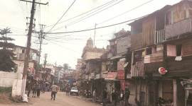Around 350 families live in ‘Punjabi Lane’. (Express photo by Abhishek Saha)