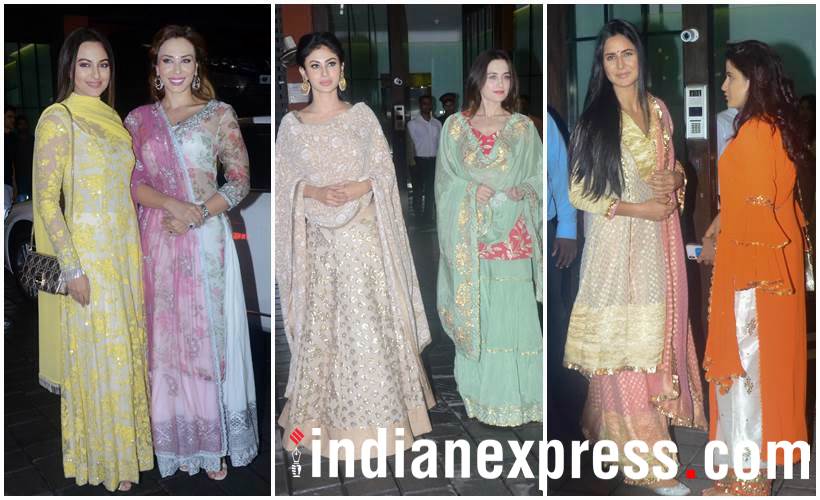 Sonakshi Sinha, Iulia Vantur, Mouni Roy, Sanjeeda Sheikh, Katrina Kaif