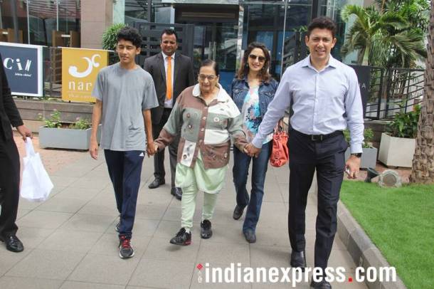 Madhuri Dixit and family