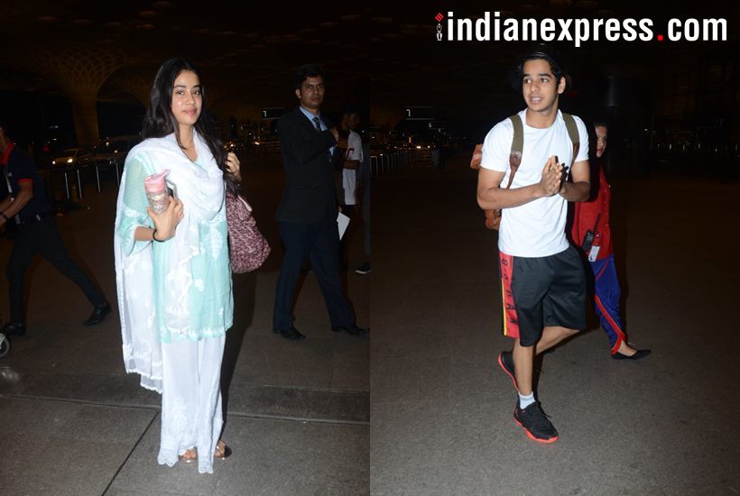 Janhvi Kapoor and Ishaan Khatter