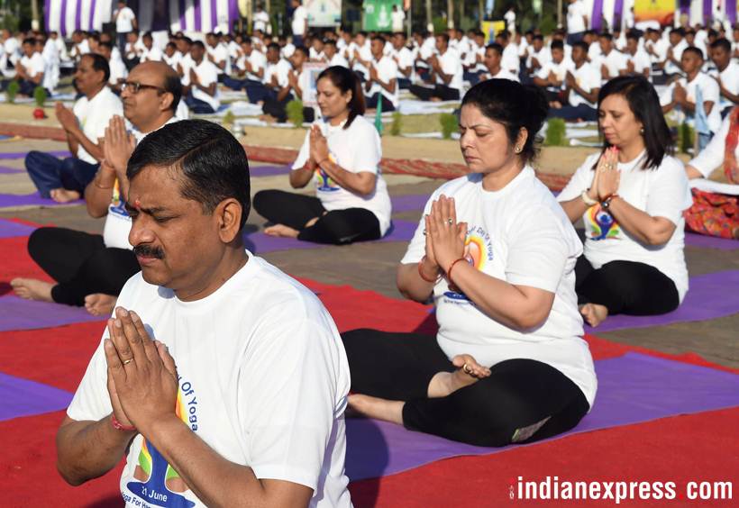 Yoga Day celebrations 2018: From one stretch to another, across the country