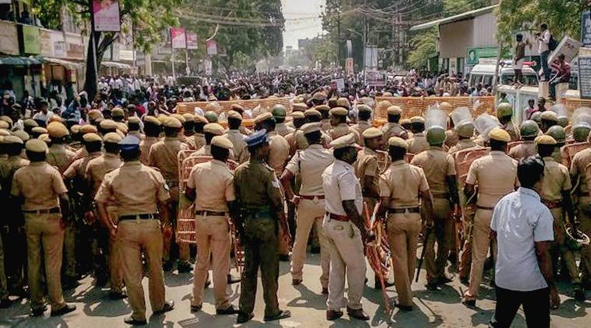 Weeks After Tuticorin Violence Key Police Official Shunted Out India News The Indian Express