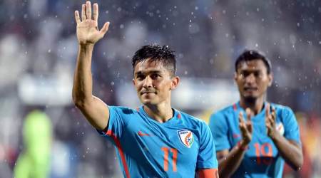 sunil chhetri, on this day, sunil chhetri 100, Sunil Chhetri latest, Sunil Chhetri video, Sunil Chhetri football, Sunil Chhetri india, Indian soccer team, Indian football player Sunil Chhetri, sports news