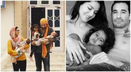 Sunny Leone Daniel Weber Father Day posts