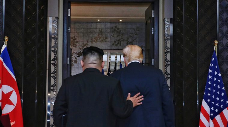 Trump meets Kim in Singapore Summit