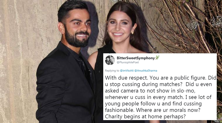 Twitterati ask Anushka to also lecture Kohli on not abusing on ...