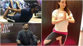 celebrities post photos on international yoga day 2018