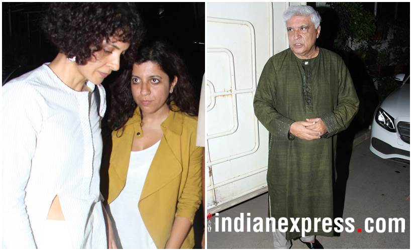 Zoya Akhtar and Javed Akhtar