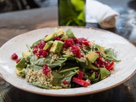 BBQ Barley, Beets, Quinoa Salad, Chef Sahil Arora, super grains, super foods