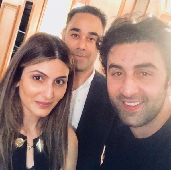 riddhima and ranbir kapoor on neetu chandra birthday celebrations