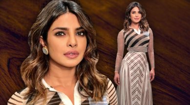 Trust Priyanka Chopra to pull off any look; even this busy geometric print Fendi  outfit | Lifestyle News,The Indian Express
