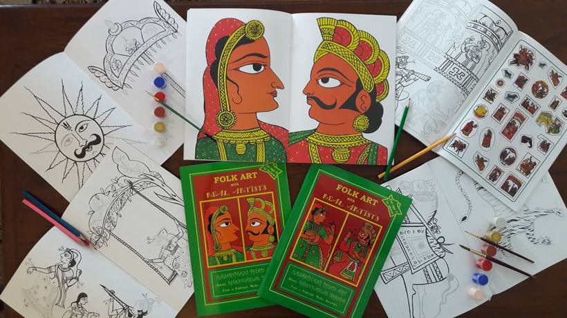 Indian Miniature Art - Folk Art - Dancing Lady - Art Prints by Angele  Hammonds | Buy Posters, Frames, Canvas & Digital Art Prints | Small,  Compact, Medium and Large Variants