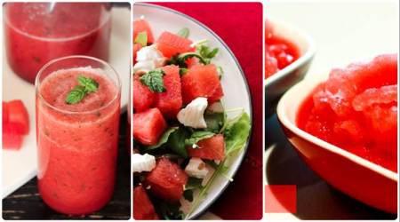 watermelon, watermelon recipes, watermelon recipes, easy watermelon recipes, indian express, indian express news