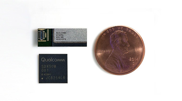 qualcomm 5g, qualcomm 5g millimetre mmwave antenna, 5g mmwave, mobiles, atm052 wave antenna module, 5g smartphones, 5g network, snapdragon x50 5g modem, spectrum, qualcomm