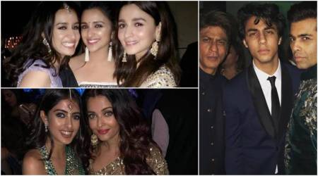 Inside Akash Ambani engagement bash: Karan Johar, Shah Rukh Khan, Alia Bhatt and Ranbir Kapoors selfie game is on point