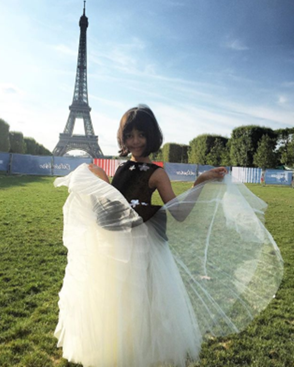 The Eiffel Tower Aaradhya Bachchan 