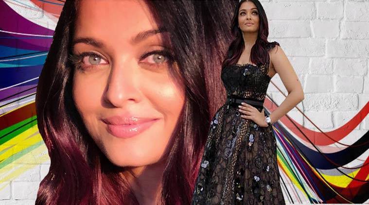 Aishwarya Rai Bachchan is a queen bee in this dazzling black lacy