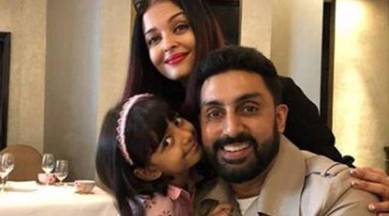 aishwarya rai bachchan with abhishek bachchan and aaradhya