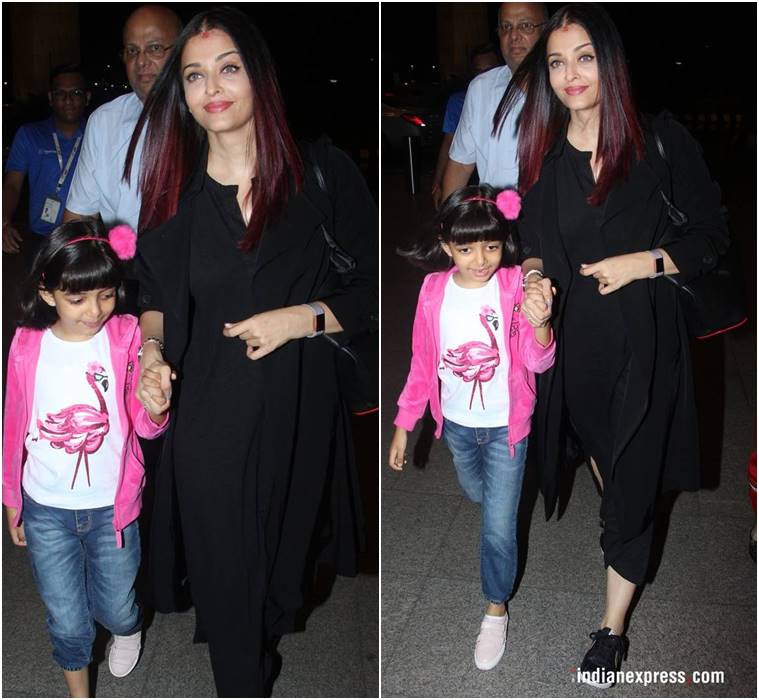 Aishwarya Rai Bachchan exudes pure elegance as she saunters down the ...