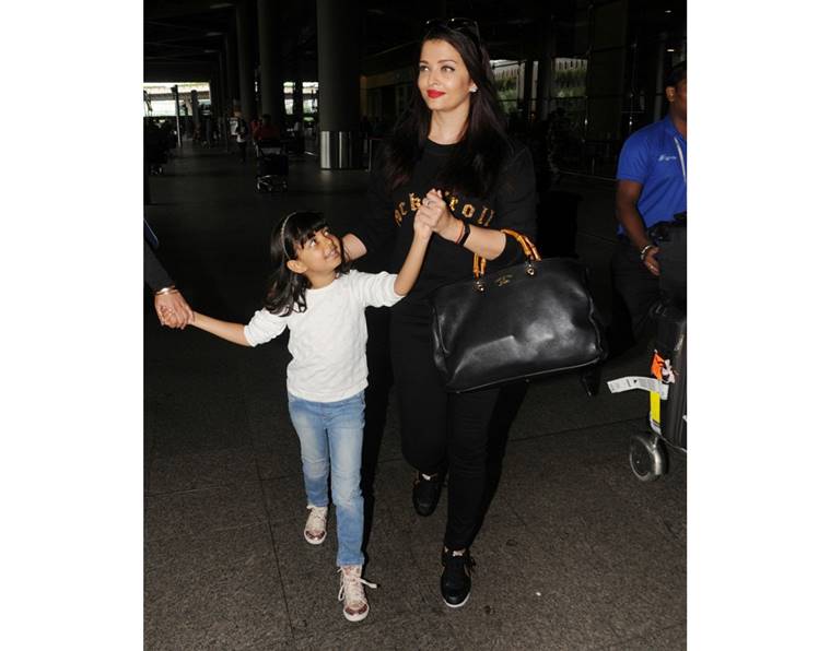 Aishwarya Rai Bachchan, Aishwarya Rai Bachchan latest photos, Aishwarya Rai Bachchan fashion, Aishwarya Rai Bachchan airport style, indian express, indian express news