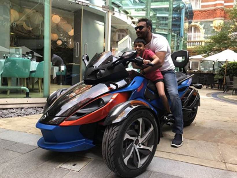 ajay devgn and son yug