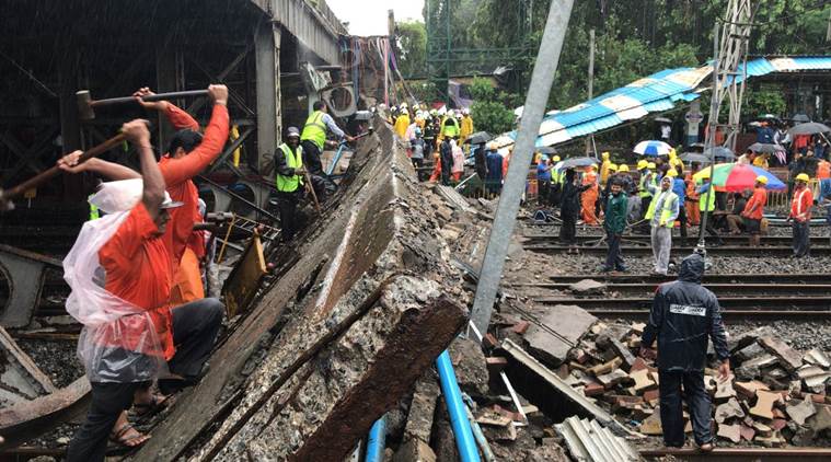 Andheri bridge collapse: Six people injured, train services hit; probe ordered