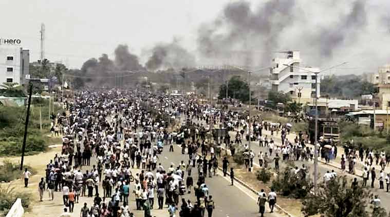 Anti-Sterlite protests: Tuticorin villagers accuse Left outfit of inciting  violence | India News,The Indian Express