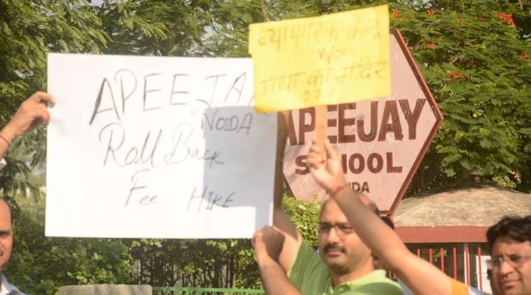 apeejay.edu/noida, Apeejay Noida fee hike, Apeejay fee hike, Apeejay Noida,