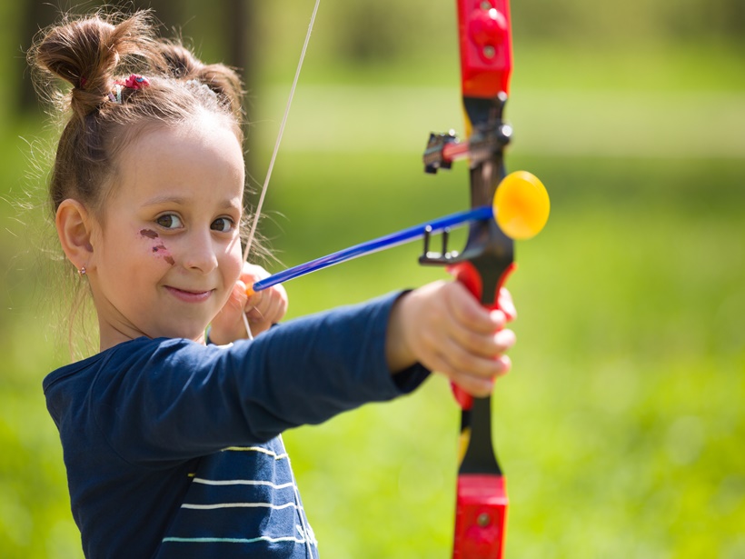 When your daughter wants to learn archery! Parenting