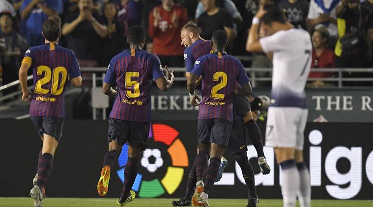 Barcelona edge past Tottenham on penalties in pre-season match ...