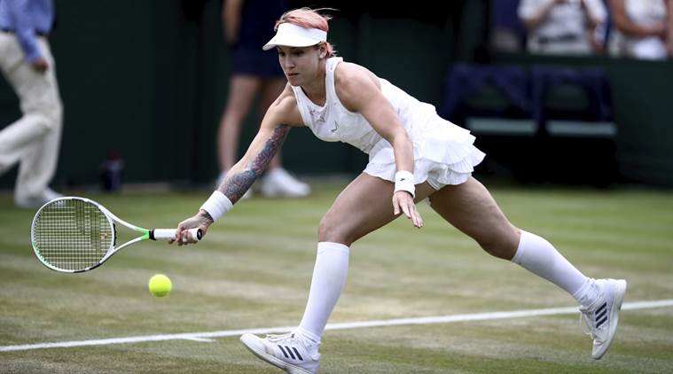 Year After Gruesome Injury At Wimbledon Bethanie Mattek Sands Wins Sports News The Indian Express