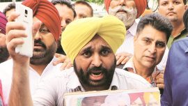 Bikram Singh Majithia patronising drug traders: AAP MP Bhagwant Mann