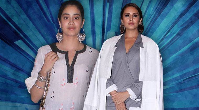 Bollywood fashion, celeb fashion, Janhvi Kapoor, Huma Qureshi, Esha Gupta, Kangana Ranaut, indian express, indian express news