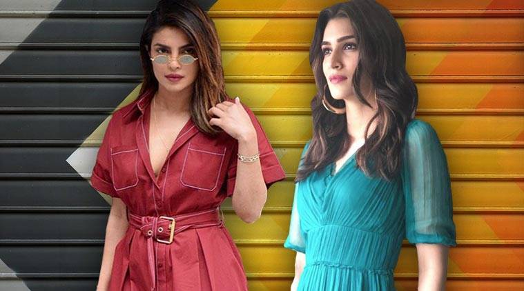 Bollywood fashion, celeb fashion, Priyanka Chopra, Kriti Sanon, Neha Dhupia, Vidya Balan, indian express, indian express news